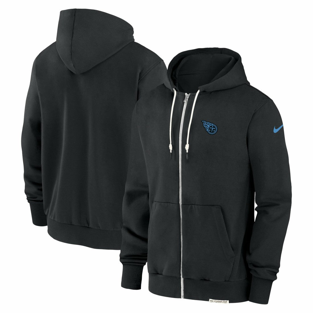 Nike Tennessee Titans Sideline Performance Full-Zip Hoodie Jacket Black