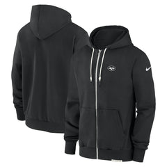 Nike New York Jets Sideline Performance Full-Zip Hoodie Sweatshirt Black
