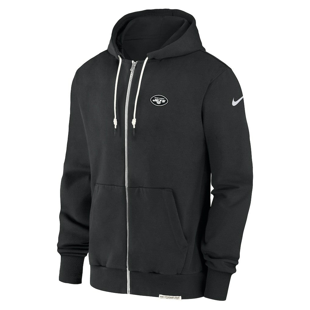 Nike New York Jets Sideline Performance Full-Zip Hoodie Sweatshirt Black