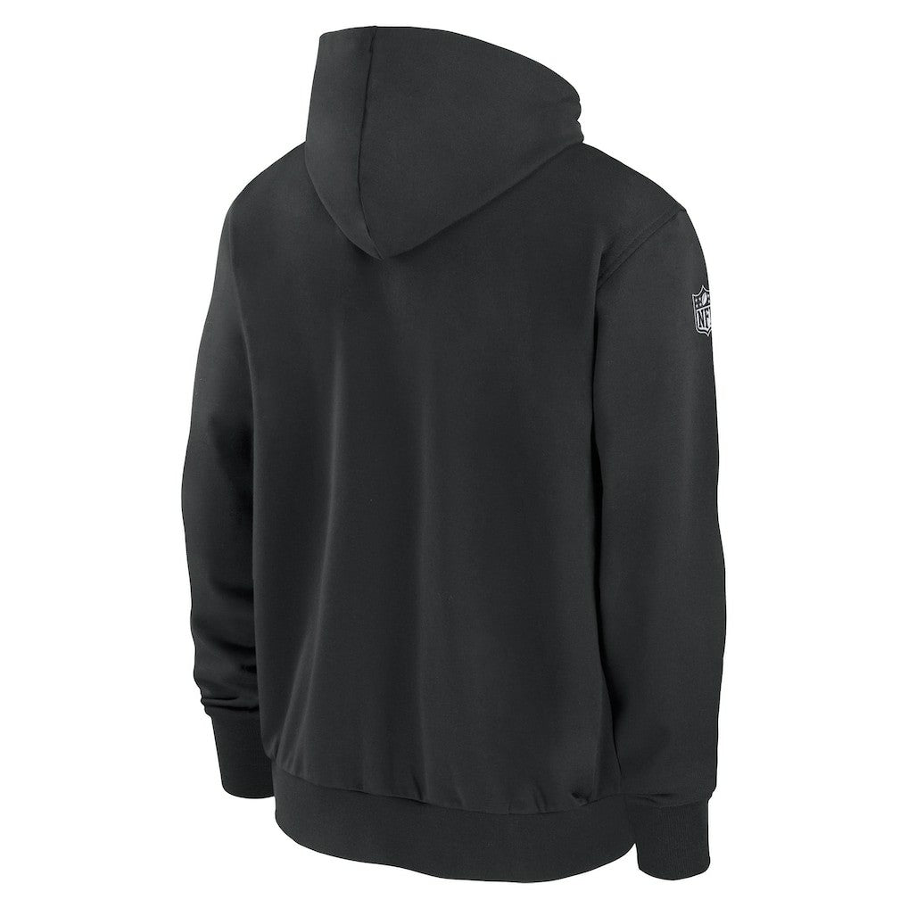 Nike New York Jets Sideline Performance Full-Zip Hoodie Sweatshirt Black