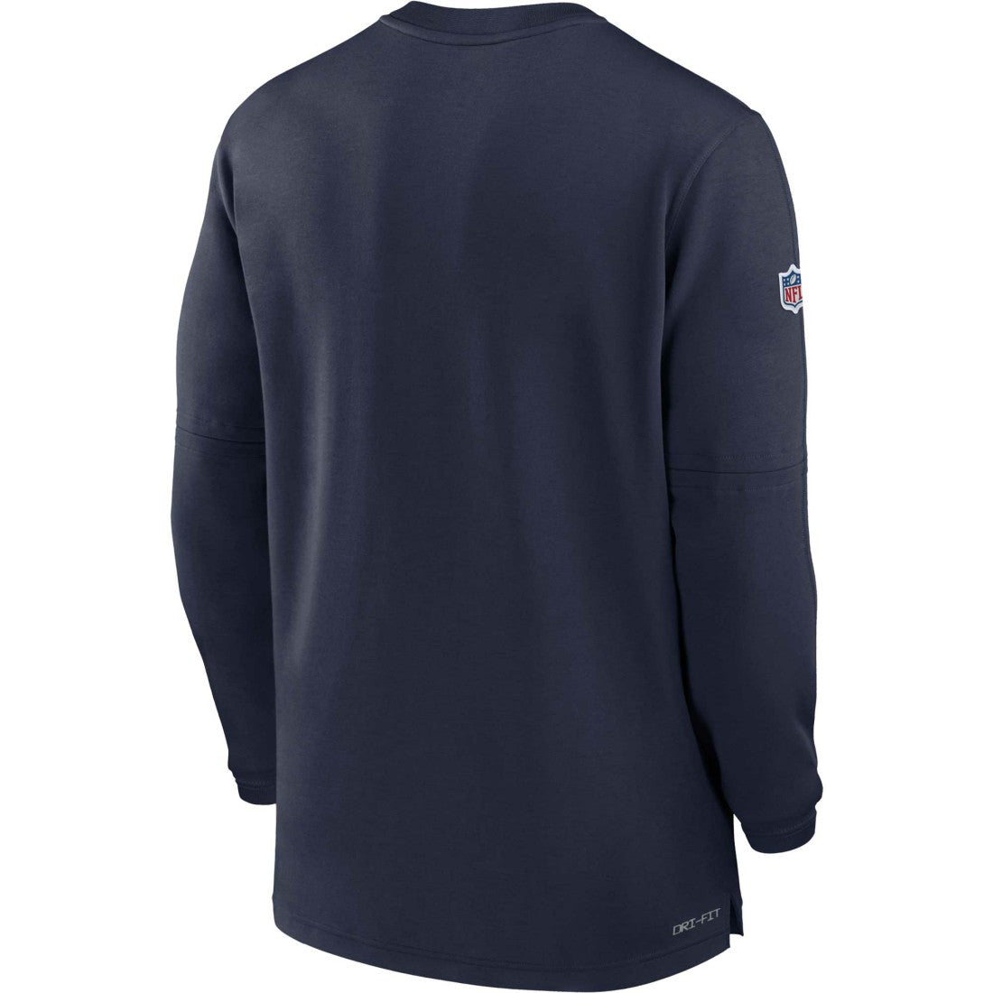 Nike Tennessee Titans 2023 Sideline Performance Long Sleeve Tri-Blend Quarter-Zip Top Navy
