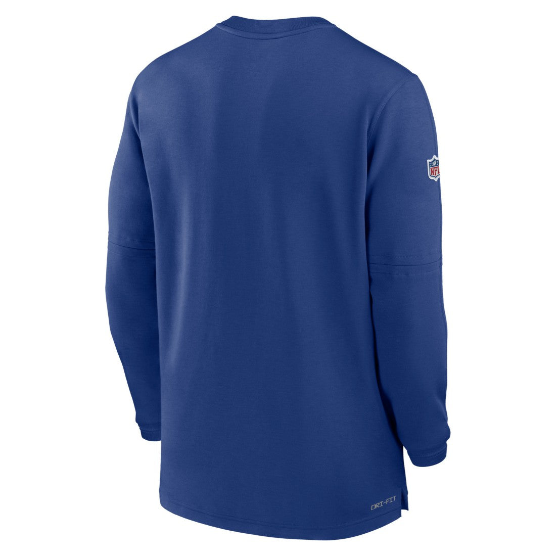 Nike New York Giants 2023 Sideline Performance Long Sleeve Tri-Blend Quarter-Zip Top Royal