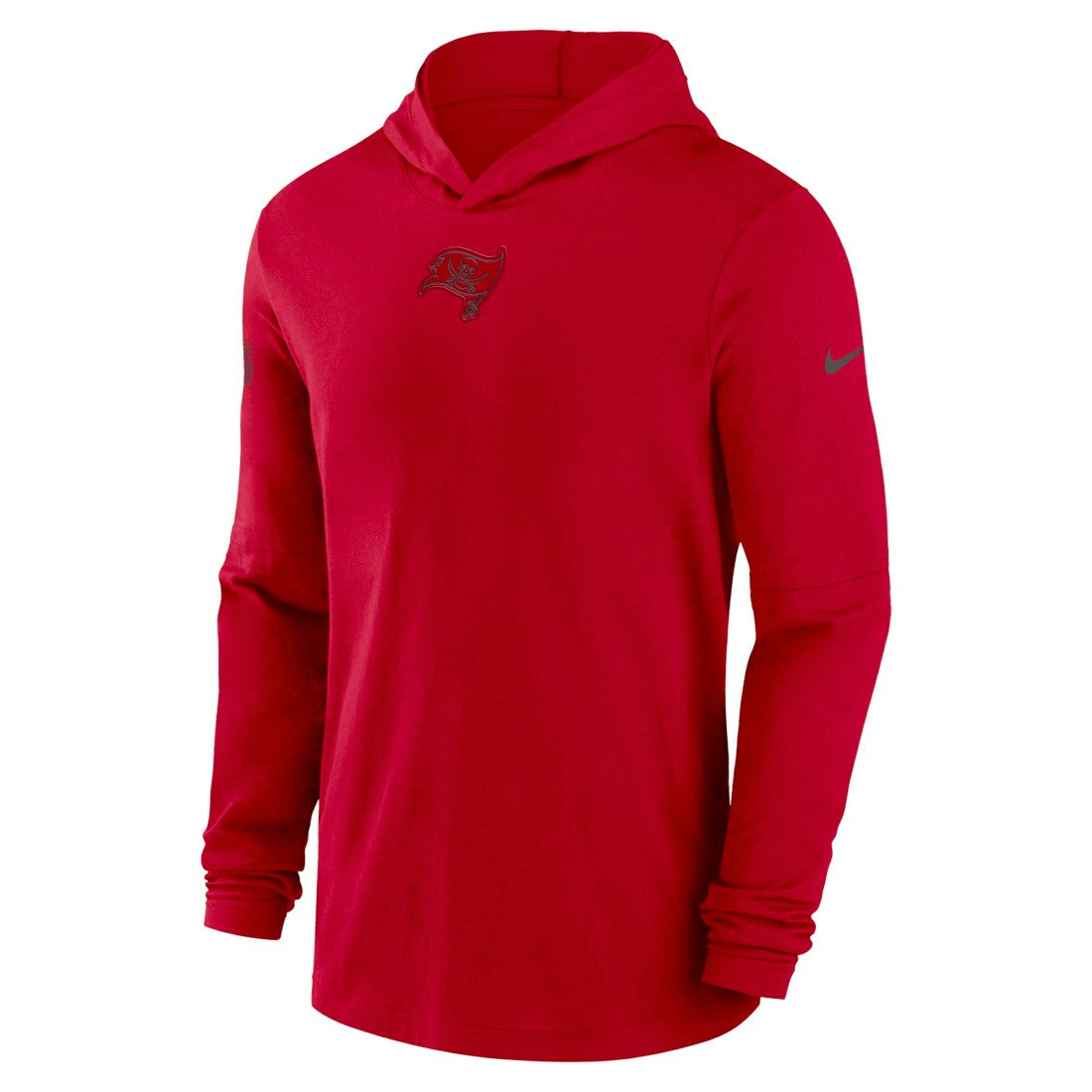 Nike Tampa Bay Buccaneers Sideline Performance Long Sleeve Hoodie T-Shirt Red