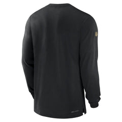 Nike New Orleans Saints 2023 Sideline Performance Long Sleeve T-Shirt Black