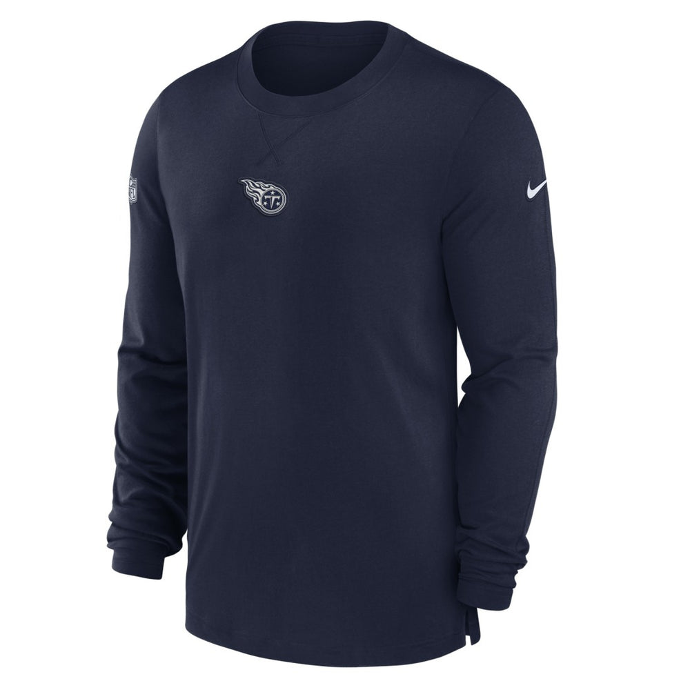 Nike Tennessee Titans 2023 Sideline Performance Long Sleeve T-Shirt Navy