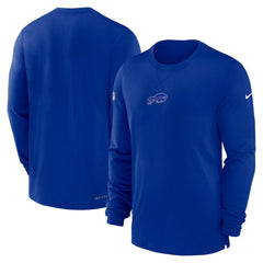 Nike Buffalo Bills 2023 Sideline Performance Long Sleeve T-Shirt Royal
