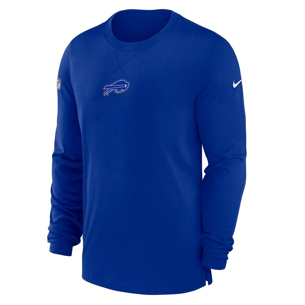 Nike Buffalo Bills 2023 Sideline Performance Long Sleeve T-Shirt Royal