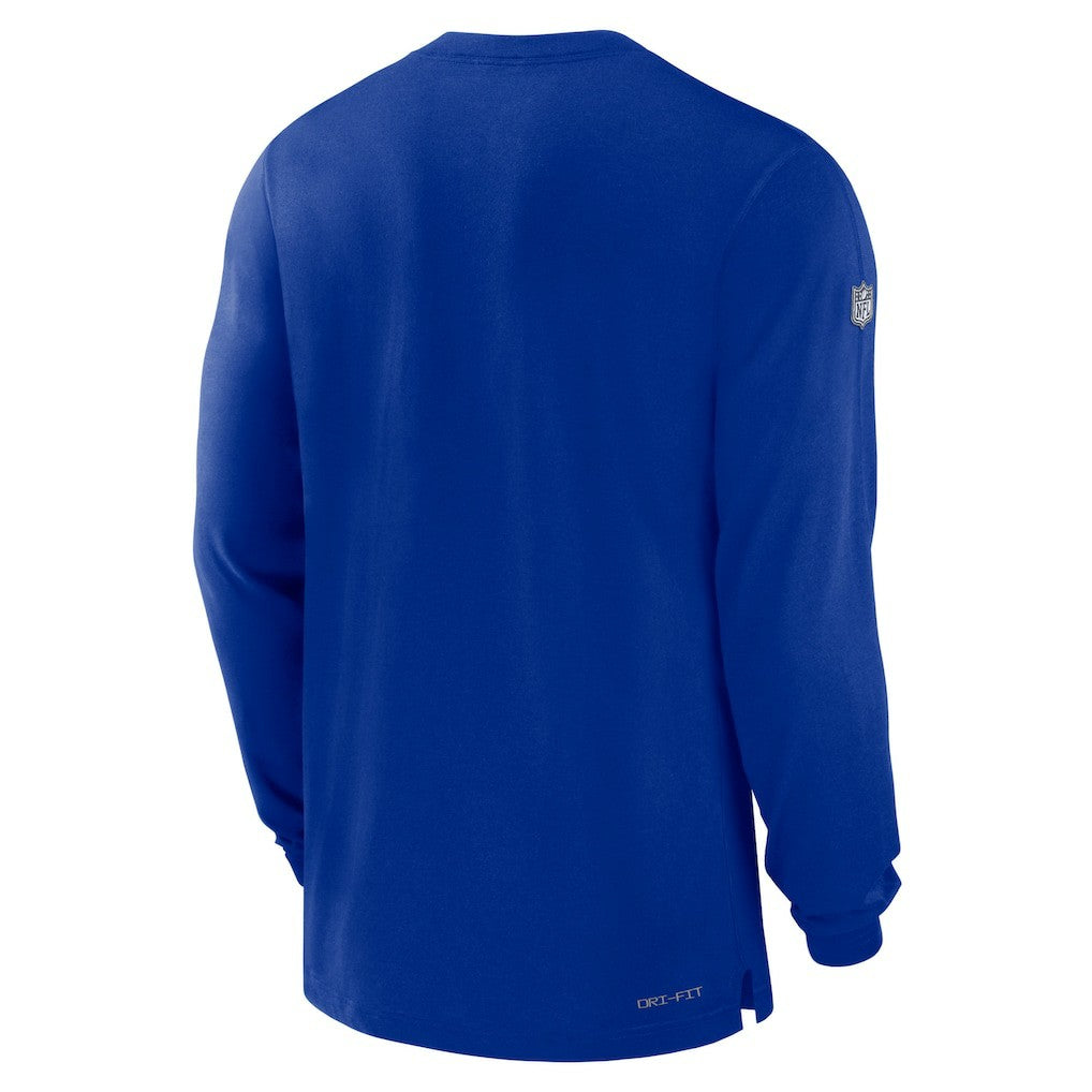 Nike Buffalo Bills 2023 Sideline Performance Long Sleeve T-Shirt Royal
