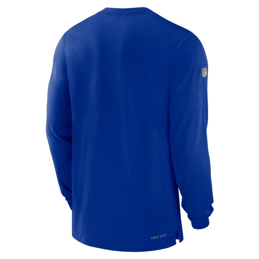 Nike Buffalo Bills 2023 Sideline Performance Long Sleeve T-Shirt Royal