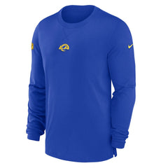 Nike Los Angeles Rams 2023 Sideline Performance Long Sleeve T-Shirt Royal