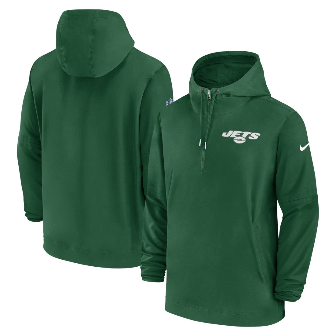 Nike New York Jets Sideline Half-Zip Hoodie Green
