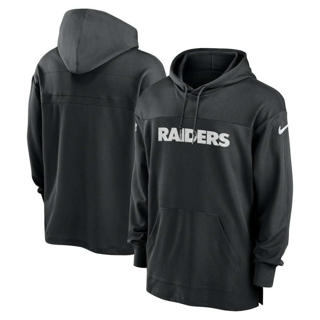 Nike Las Vegas Raiders 2023 Sideline Lightweight Performance Hooded Top Black