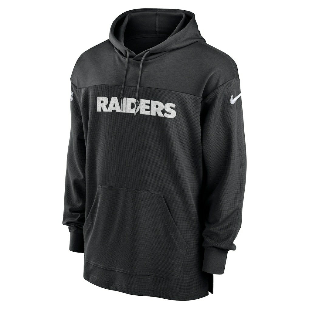 Nike Las Vegas Raiders 2023 Sideline Lightweight Performance Hooded Top Black