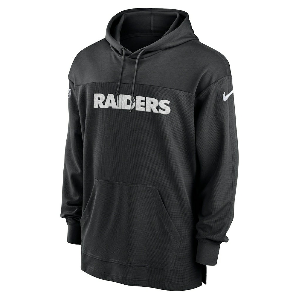 Nike Las Vegas Raiders 2023 Sideline Lightweight Performance Hooded Top Black