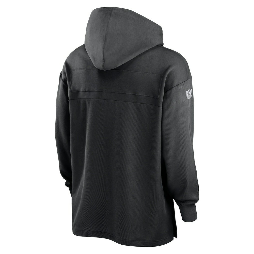 Nike Las Vegas Raiders 2023 Sideline Lightweight Performance Hooded Top Black