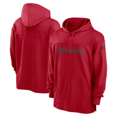 Nike Tampa Bay Buccaneers 2023 Sideline Lightweight Performance Hooded Top Red