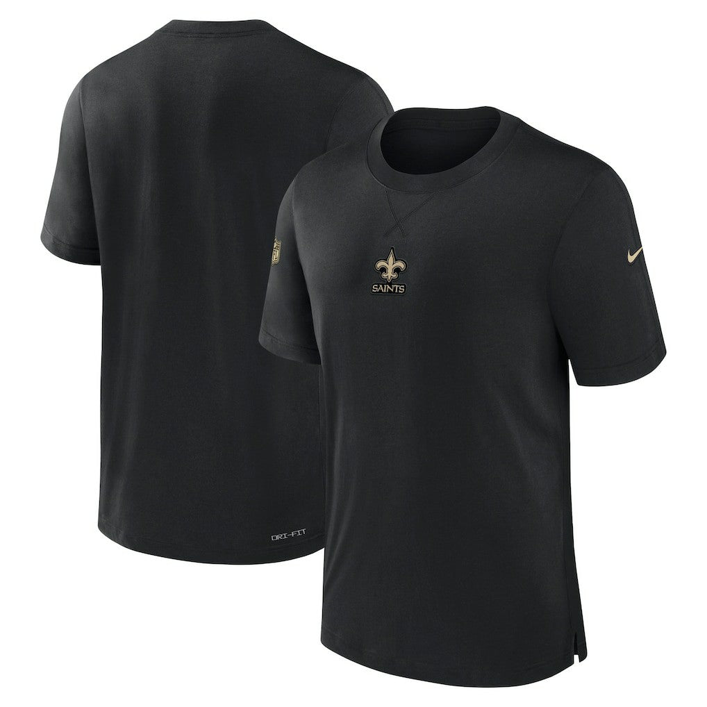 Nike New Orleans Saints 2023 Sideline Performance T-Shirt Black