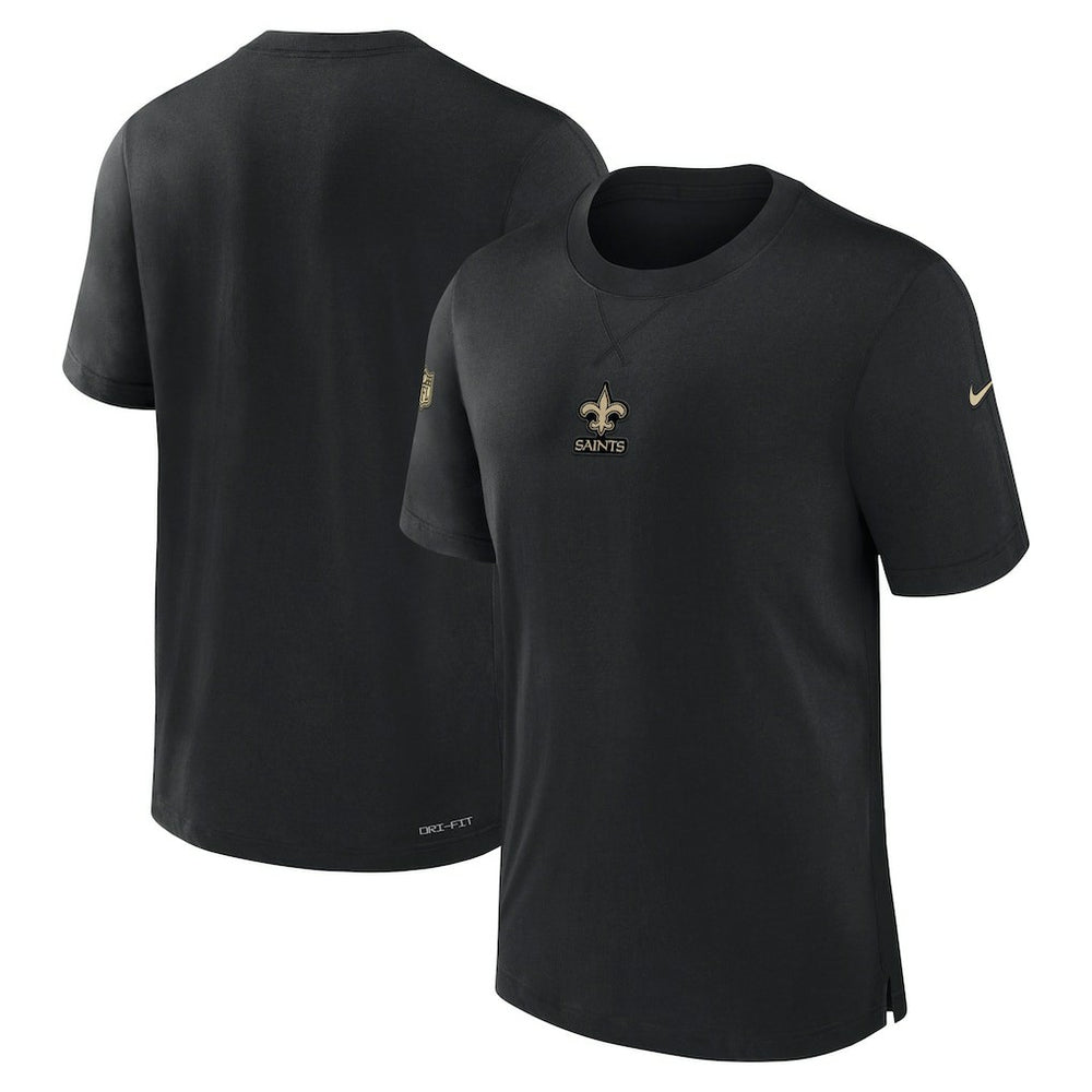 Nike New Orleans Saints 2023 Sideline Performance T-Shirt Black