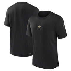 Nike New Orleans Saints 2023 Sideline Performance T-Shirt Black
