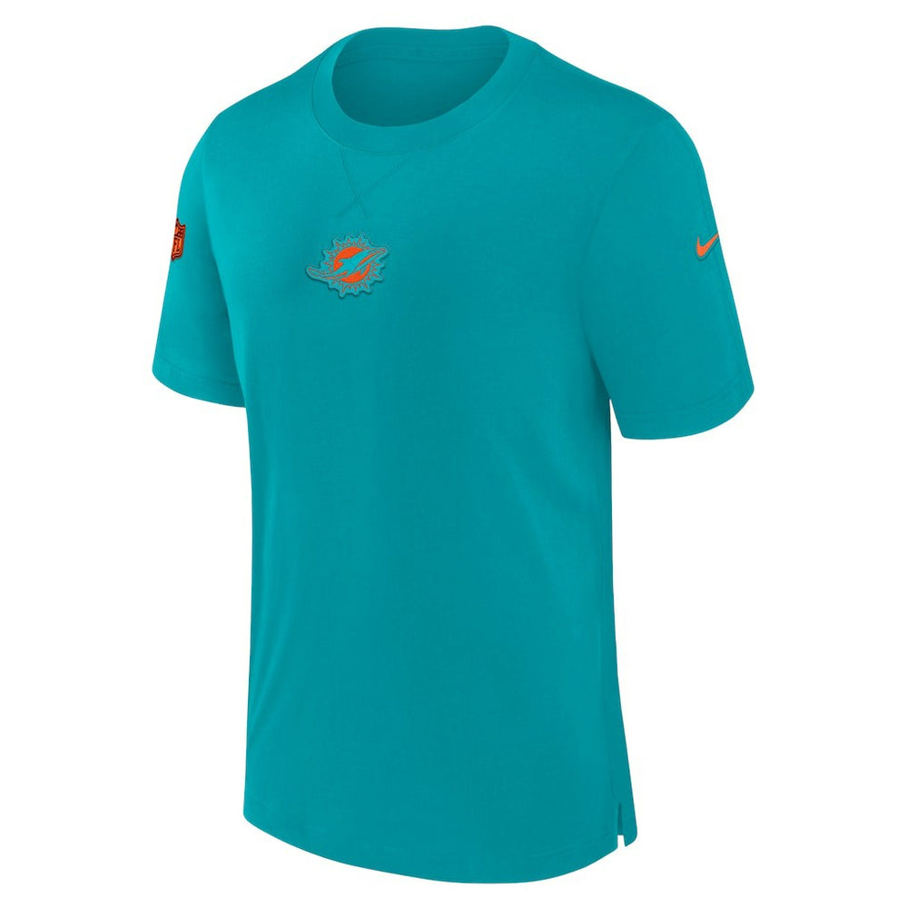 Nike Miami Dolphins 2023 Sideline Performance T-Shirt Aqua