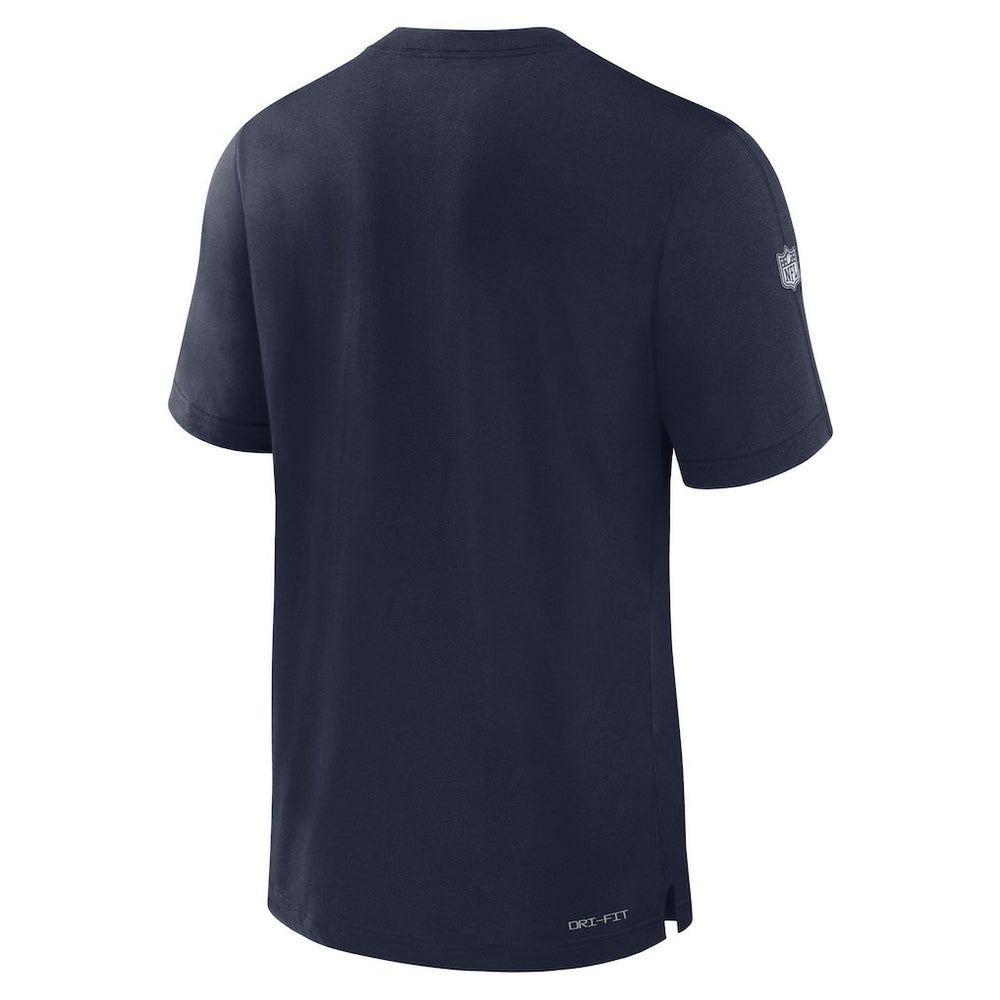Nike New England Patriots 2023 Sideline Performance T-Shirt Navy
