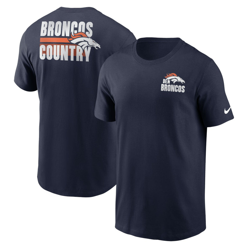 Nike Denver Broncos Blitz Essential T-Shirt Navy