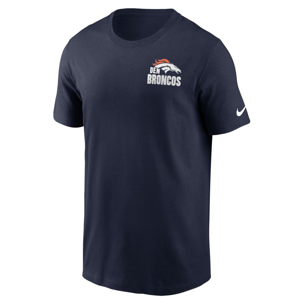 Nike Denver Broncos Blitz Essential T-Shirt Navy