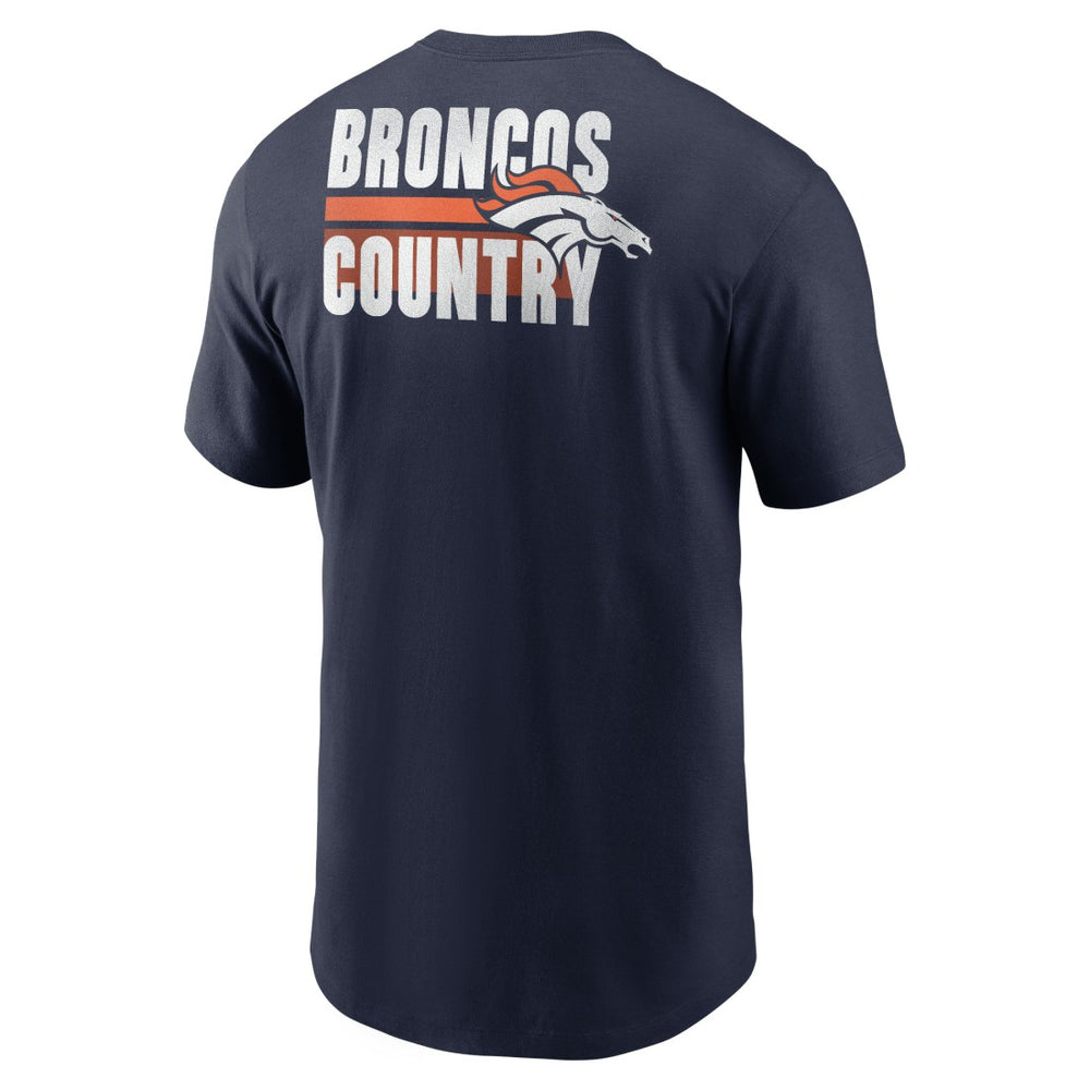 Nike Denver Broncos Blitz Essential T-Shirt Navy