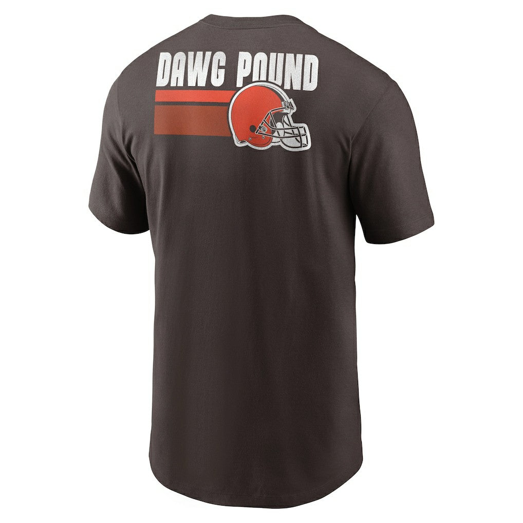 Nike Cleveland Browns Blitz Essential T-Shirt Brown