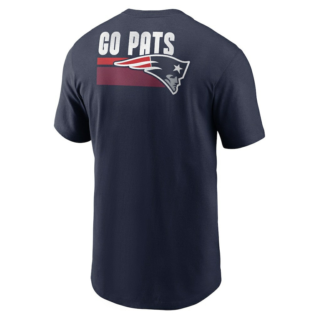 Nike New England Patriots Blitz Essential T-Shirt Navy