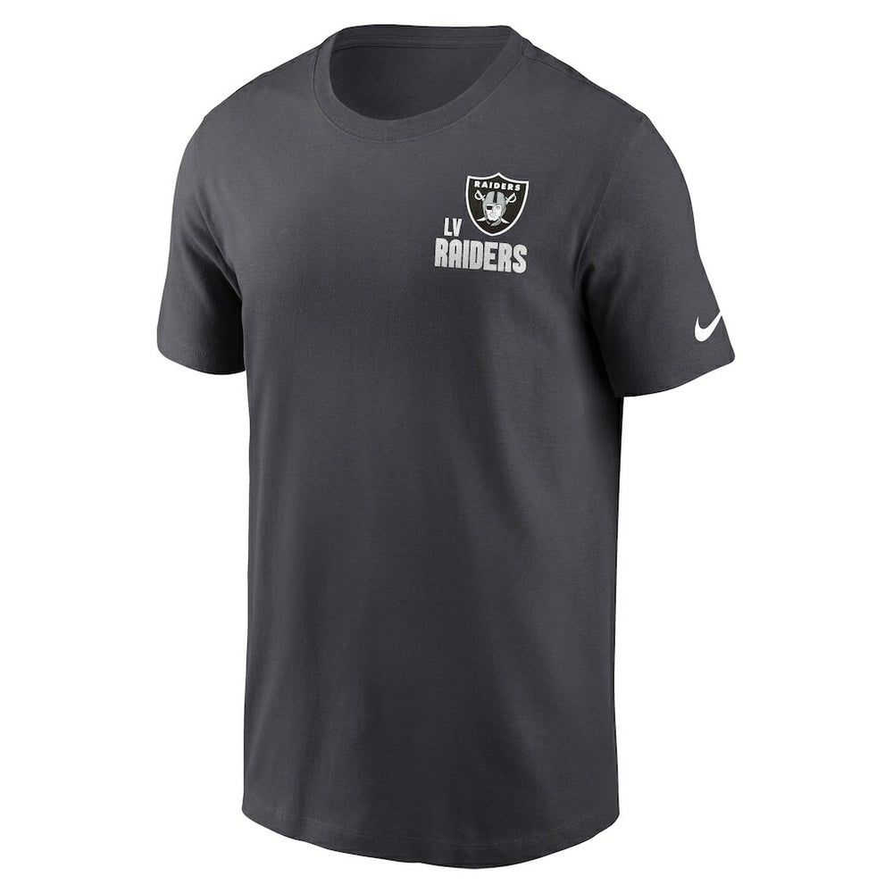 Nike Las Vegas Raiders Blitz Essential T-Shirt Anthracite