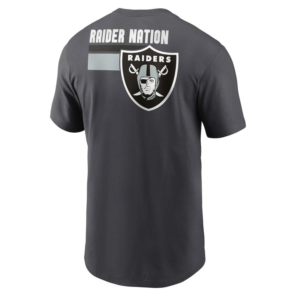 Nike Las Vegas Raiders Blitz Essential T-Shirt Anthracite