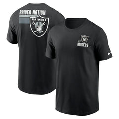 Nike Las Vegas Raiders Blitz Essential T-Shirt Black