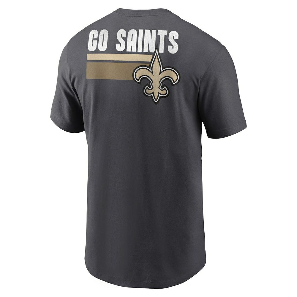 Nike New Orleans Saints Blitz Essential T-Shirt Anthracite