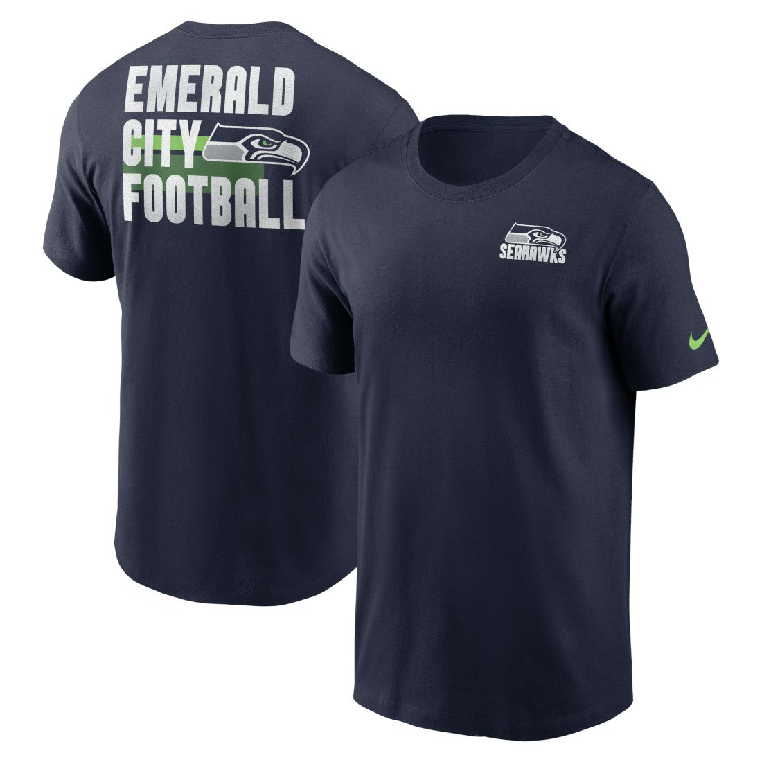 Nike Seattle Seahawks Blitz Essential T-Shirt College Navy