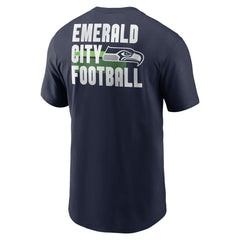 Nike Seattle Seahawks Blitz Essential T-Shirt College Navy
