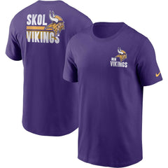 Nike Minnesota Vikings Blitz Essential T-Shirt Purple