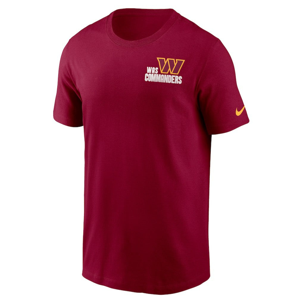 Nike Washington Commanders Blitz Essential T-Shirt Burgundy