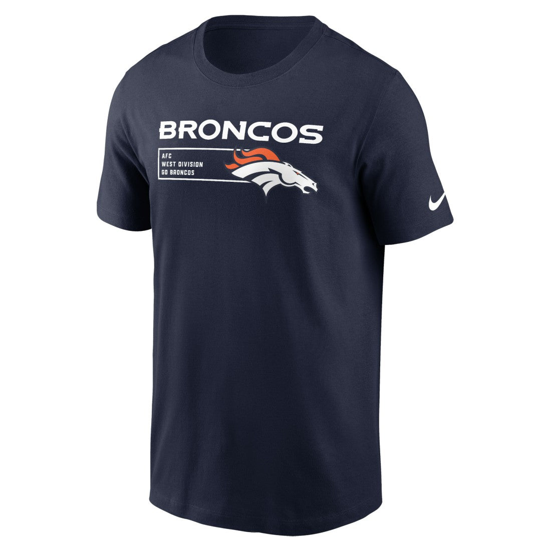 Nike Denver Broncos Division Essential T-Shirt Navy