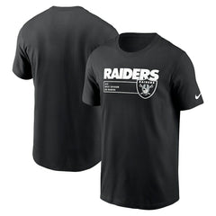 Nike Las Vegas Raiders Division Essential T-Shirt Black
