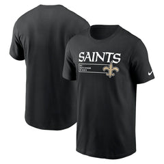 Nike New Orleans Saints Division Essential T-Shirt Black