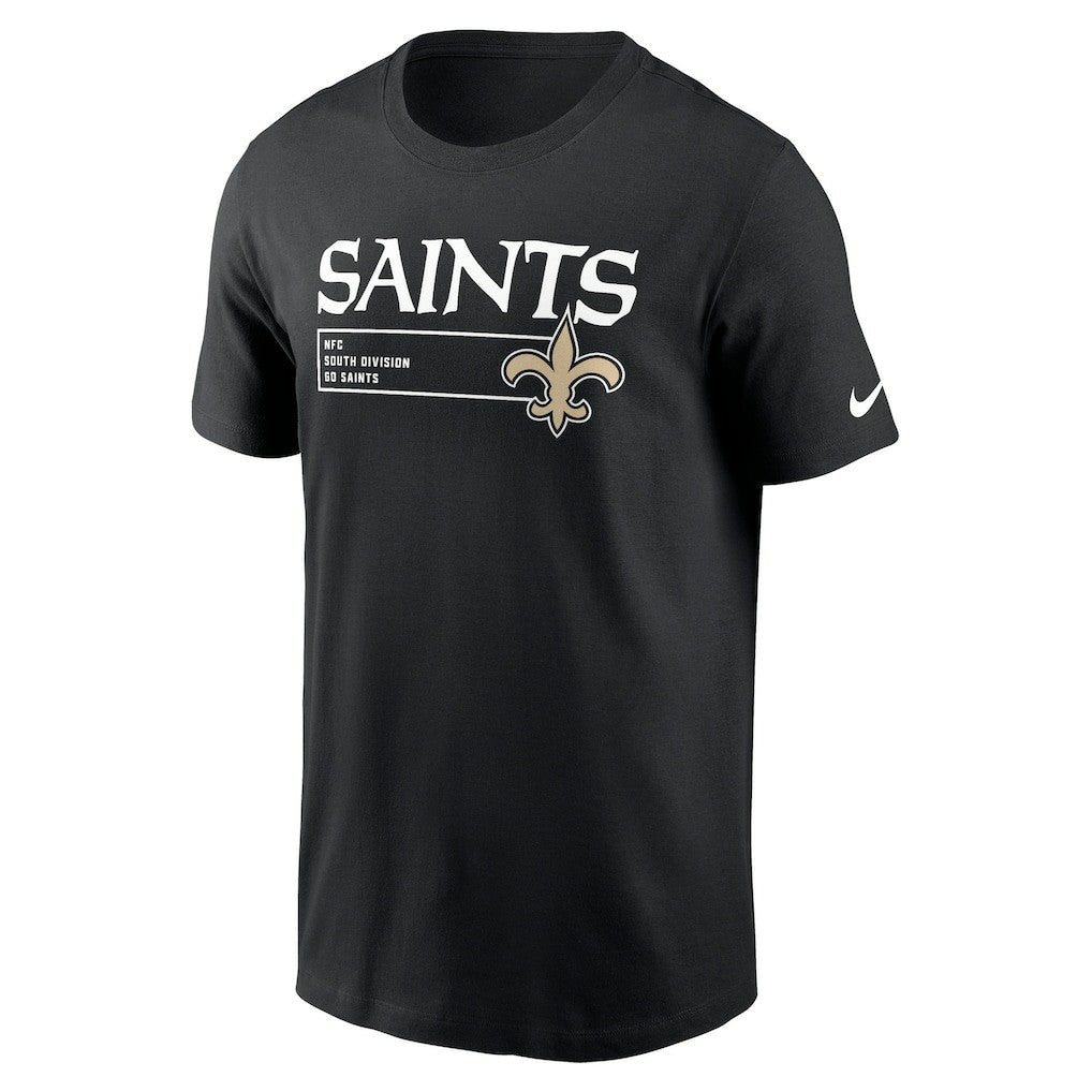 Nike New Orleans Saints Division Essential T-Shirt Black