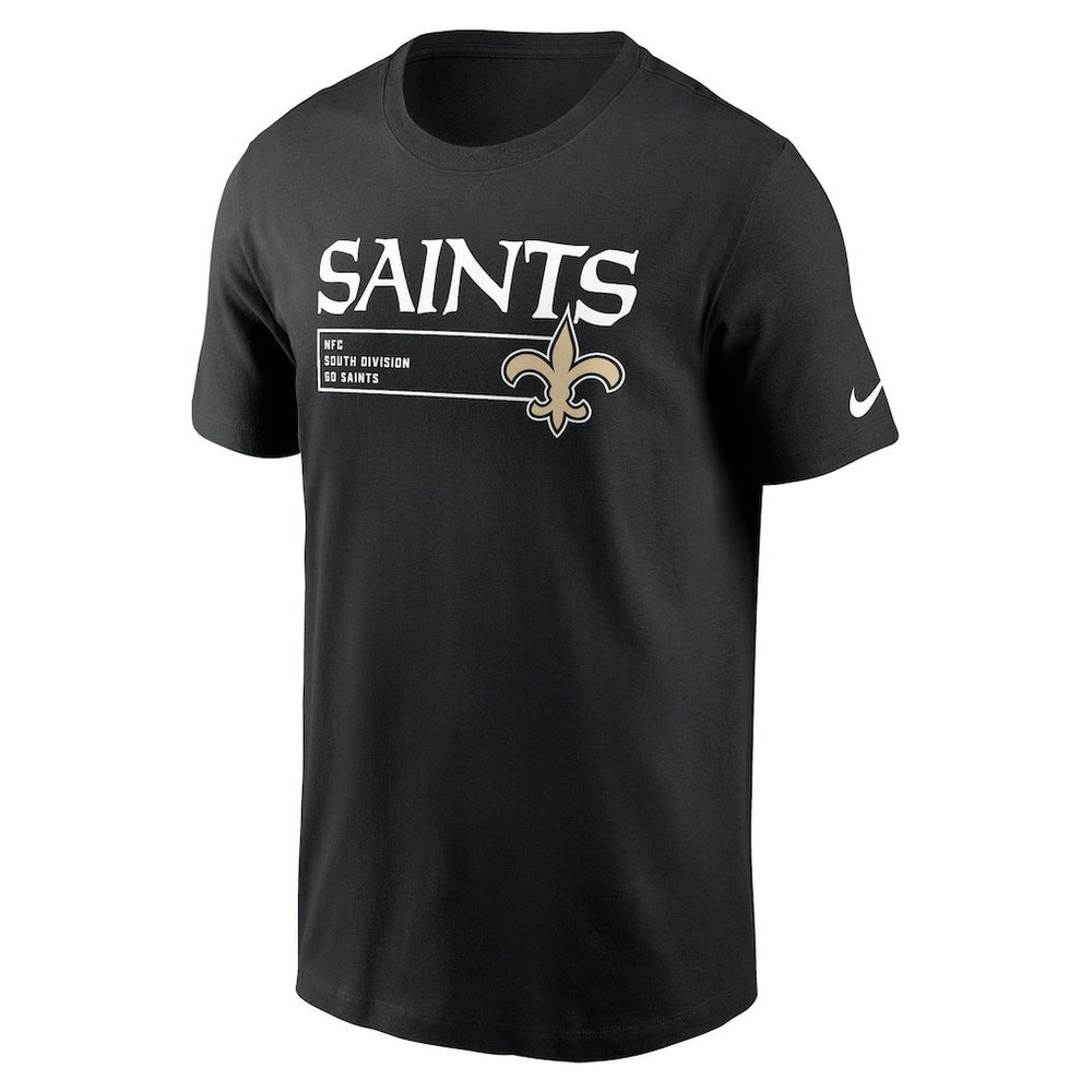 Nike New Orleans Saints Division Essential T-Shirt Black