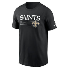 Nike New Orleans Saints Division Essential T-Shirt Black