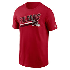 Nike Atlanta Falcons Essential Blitz Lockup T-Shirt Red