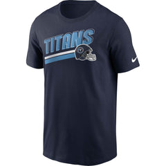 Nike Tennessee Titans Essential Blitz Lockup T-Shirt Navy