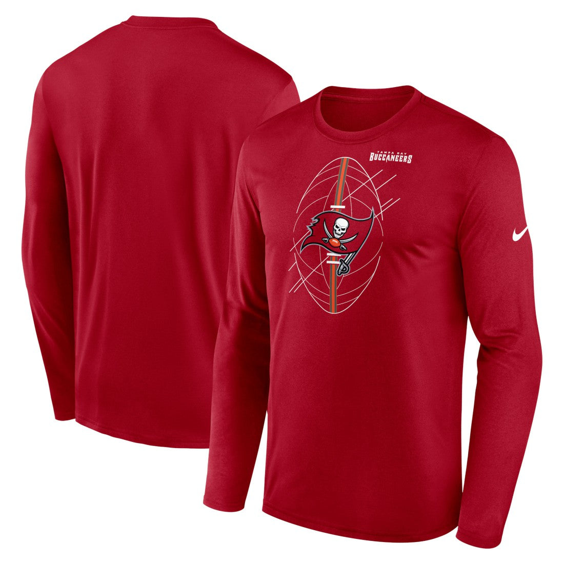 Nike Tampa Bay Buccaneers Legend Icon Long Sleeve T-Shirt Red
