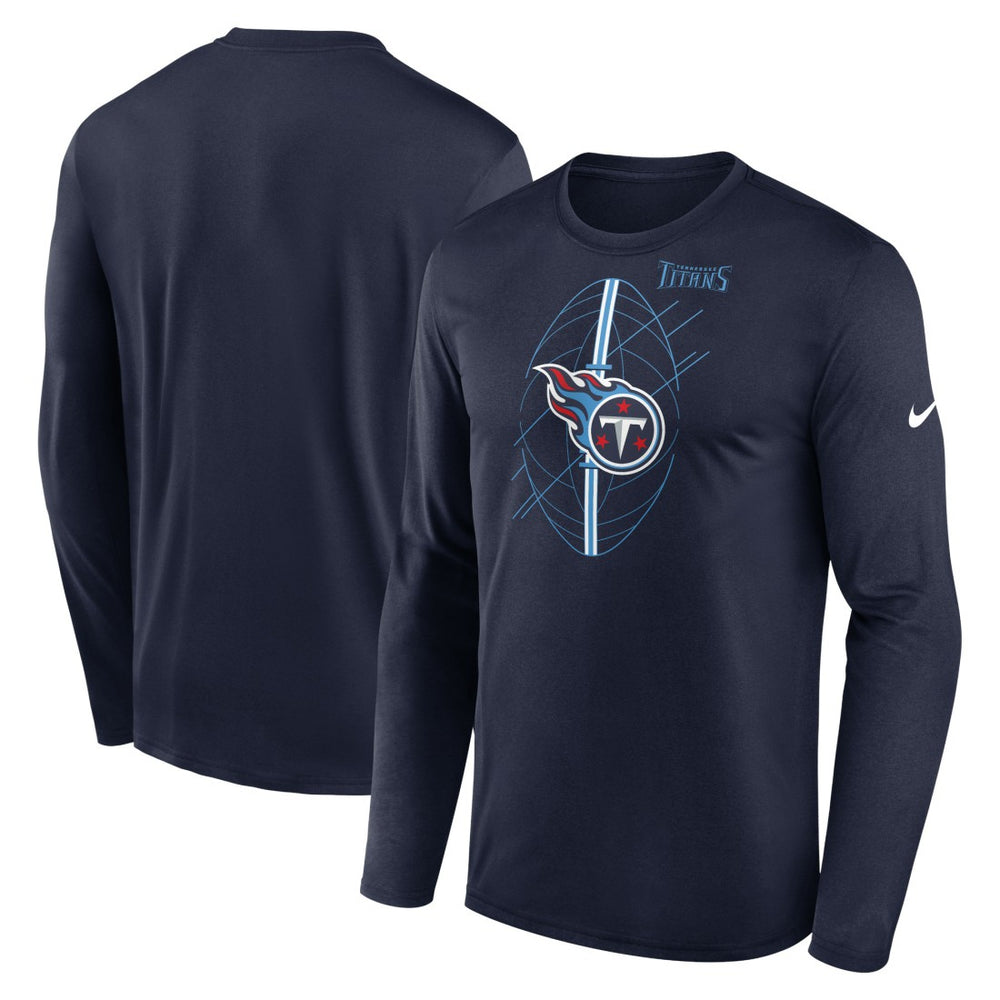Nike Tennessee Titans Legend Icon Long Sleeve T-Shirt Navy