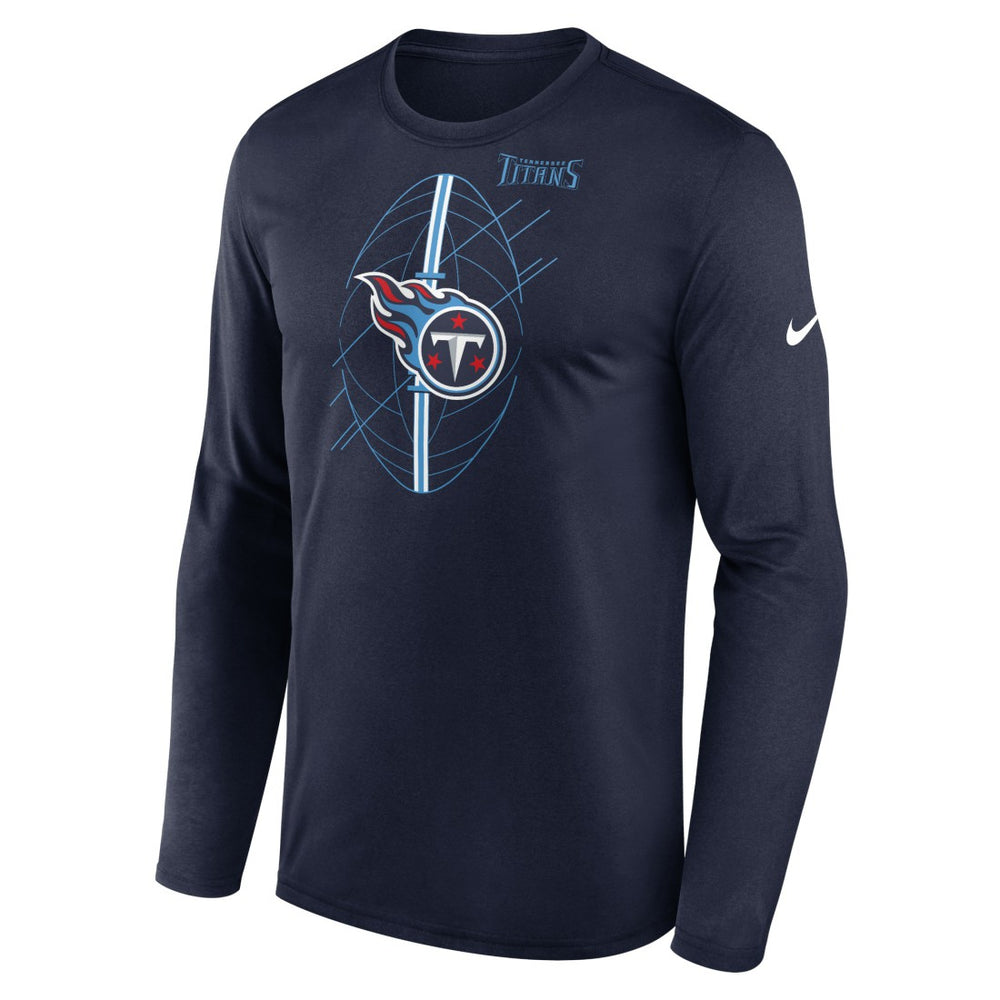 Nike Tennessee Titans Legend Icon Long Sleeve T-Shirt Navy
