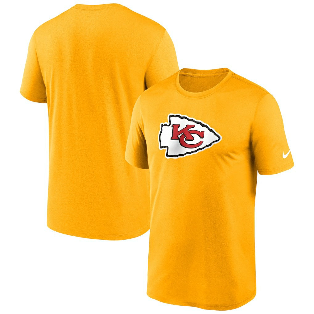 Nike Kansas City Chiefs Primetime Legend Logo Performance T-Shirt Gold